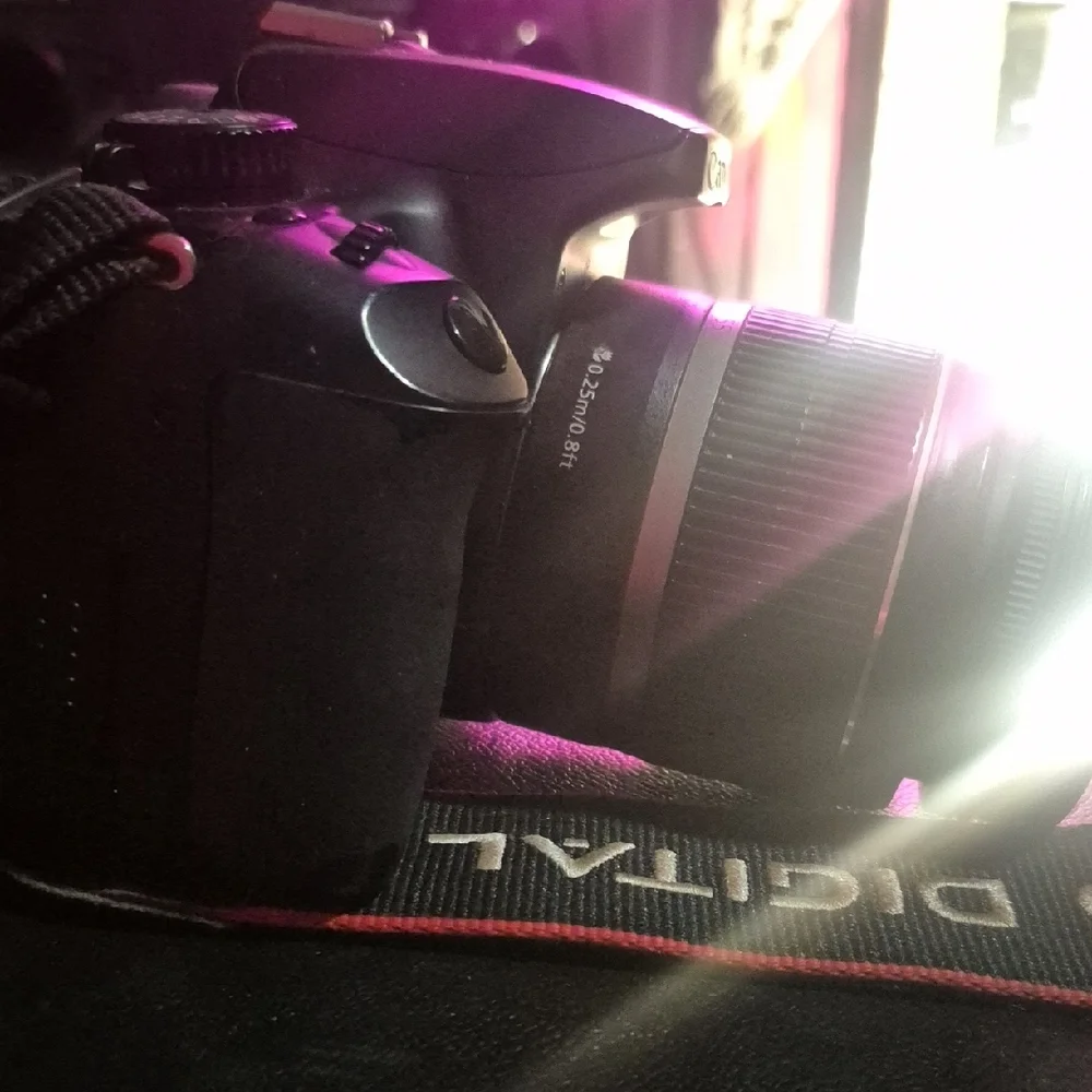 Canon Black Digital Camera with Professional DSLR Design